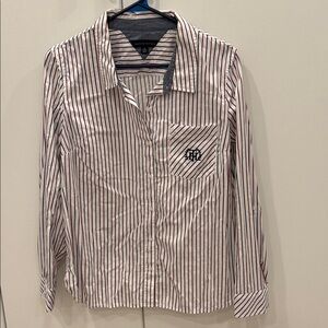 Tommy Hilfiger Women’s Long Sleeve Button Down Shirt